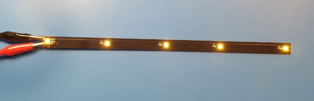 Led wagon verlichting printplaatje 24cm, Gelijkstroom, Verzenden, Märklin, Nieuw