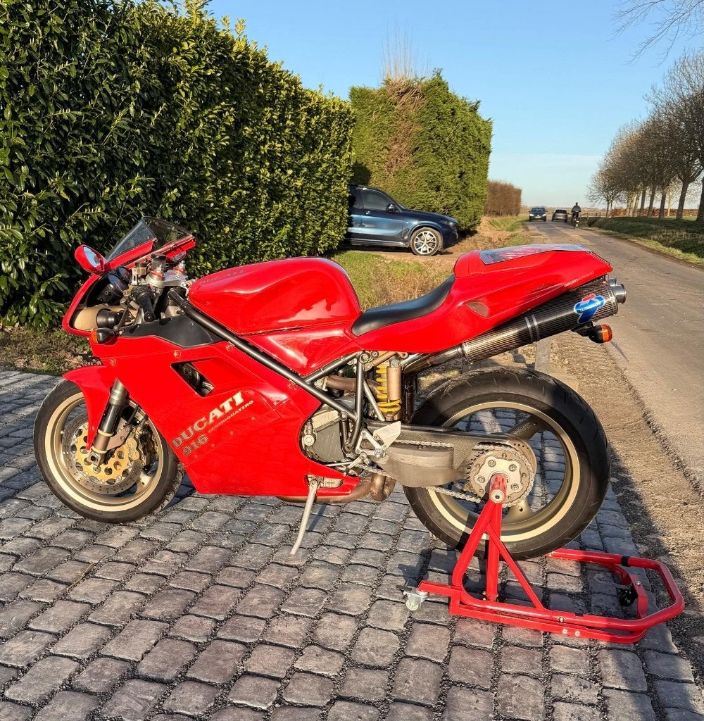 Ducati 916 uit 1999 | 23.309 km | Termignoni Carbon, Motoren, 2 cilinders, Occasion, Motorrijbewijs A, Super Sport
