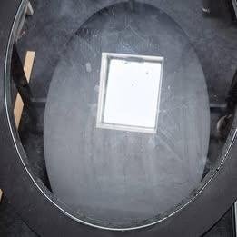 Salontafel, Huis en Inrichting, Tafels | Salontafels, Ophalen, Glas, Gebruikt, 100 tot 150 cm