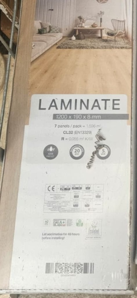 Laminaat, Ophalen, Nieuw