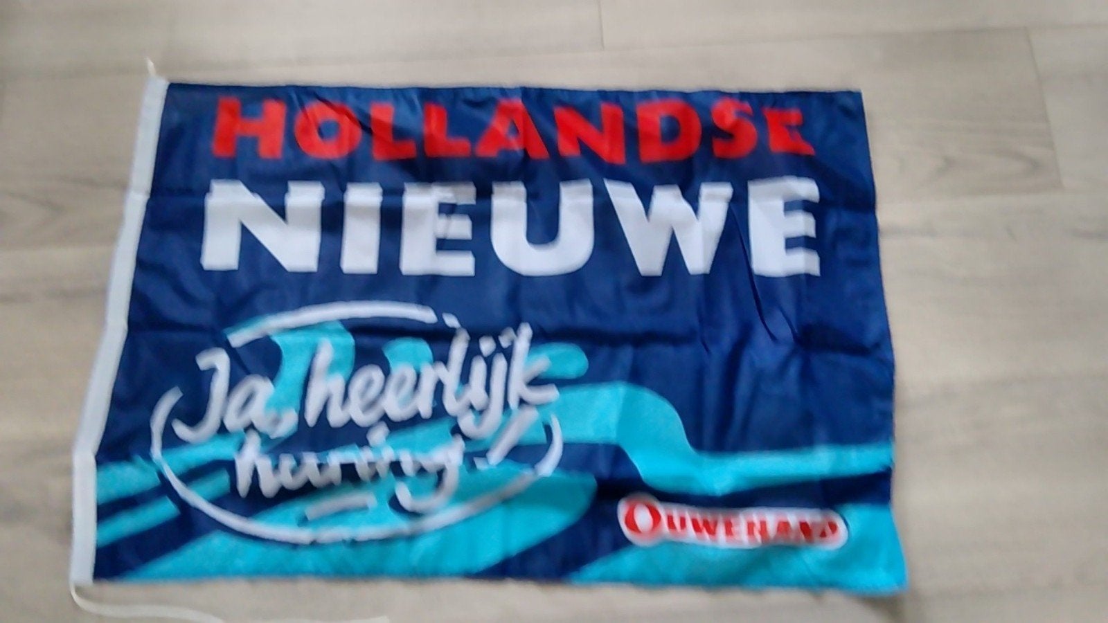 Reclamevlag Hollandse Nieuwe Haring, Ophalen of Verzenden, Nieuw