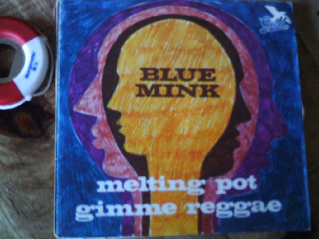 blue mink- melting pot // gimme reggae  22o, 7 inch, Ophalen of Verzenden, Zo goed als nieuw, Overige typen