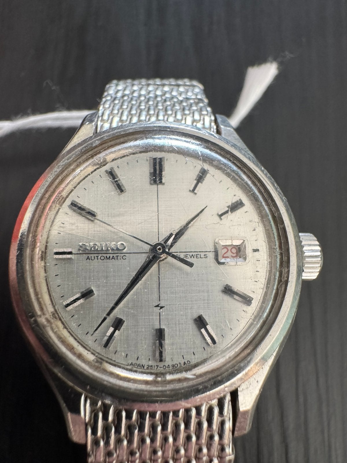 Vintage Seiko Horloge uit 1976, Sieraden, Tassen en Uiterlijk, Seiko, Gebruikt, Staal, Verzenden