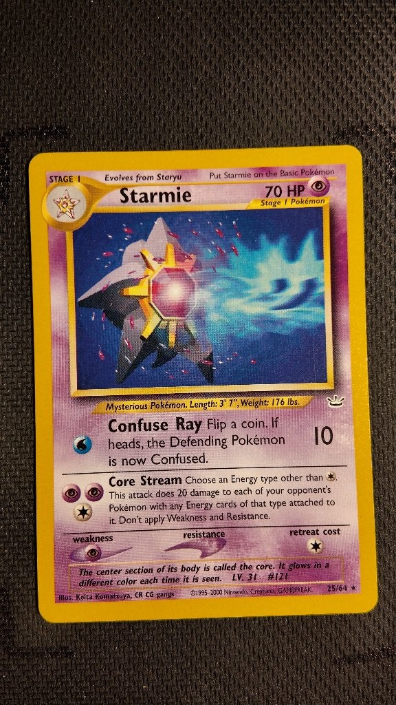 Starmie 25 Neo Revelation | Pokemon kaart, Ophalen, Zo goed als nieuw, Losse kaart