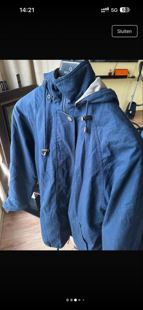London Fog Limited Edition Jack - Marineblauw XL, Ophalen of Verzenden, Zo goed als nieuw, Maat 46/48 (XL) of groter, Blauw