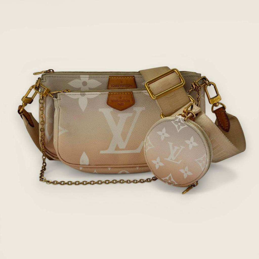 Louis Vuitton pink Multi Pochette Accessoires, Schoudertasje, Ophalen of Verzenden, Zo goed als nieuw, Roze