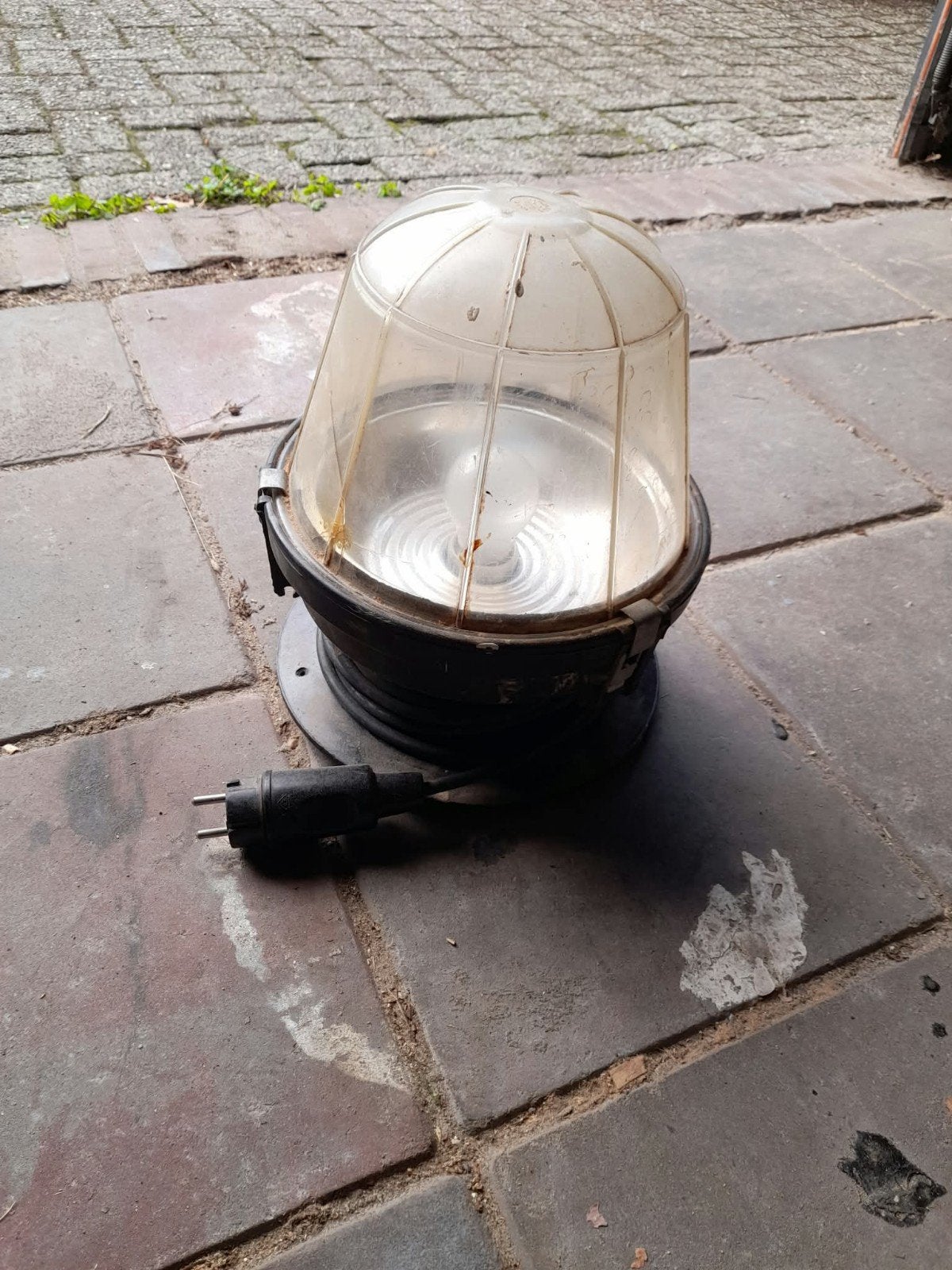 Vintage Buitenlamp / Scheepslamp, Ophalen