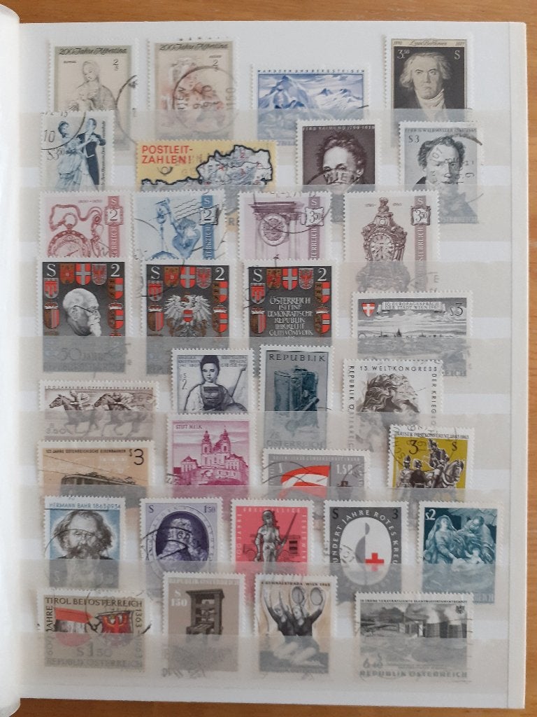 Oostenrijk Stockboek Gestempeld 32 blz., Ophalen of Verzenden, Buitenland