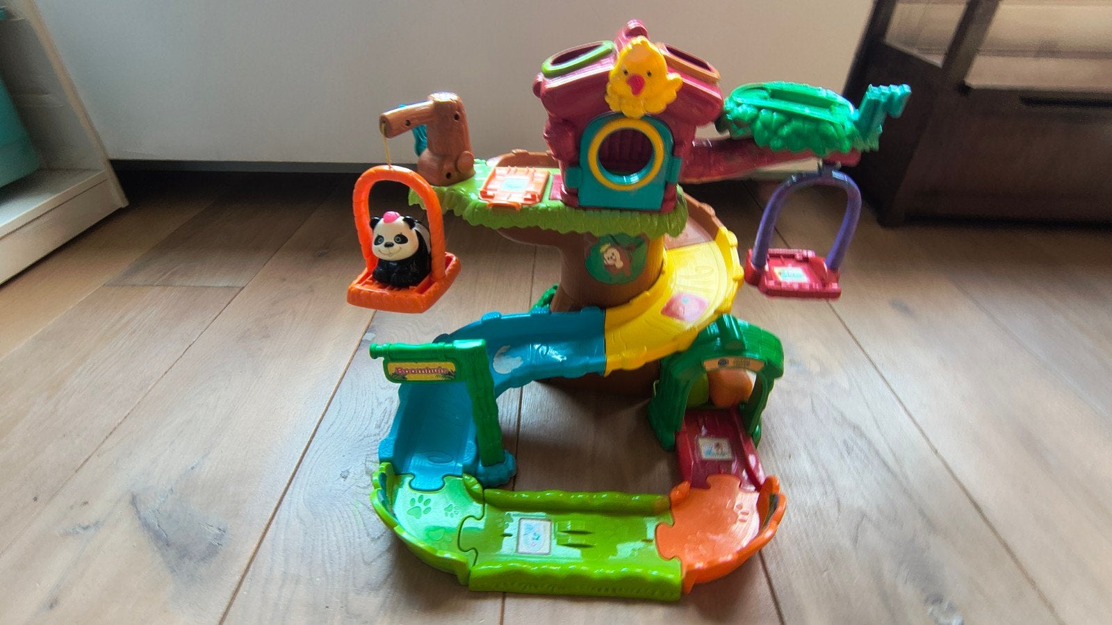 Zoef Zoef Dieren Boomhut met Panda, Ophalen of Verzenden, Gebruikt, Overige typen, Met wieltjes