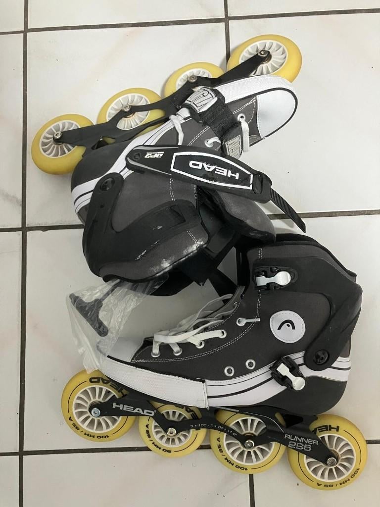 HEAD Speed Skates – 5‑Wiel – Maat 46 – Zo Goed Als Nieuw, Sport en Fitness, Skeelers, Overige merken, Verstelbaar, Inline skates 5 wielen