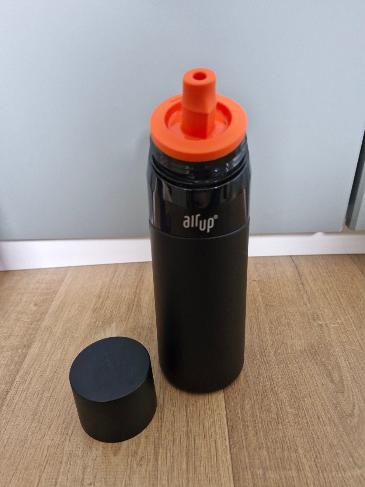 Air up drinkfles - Zwart met oranje mondstuk, Ophalen of Verzenden