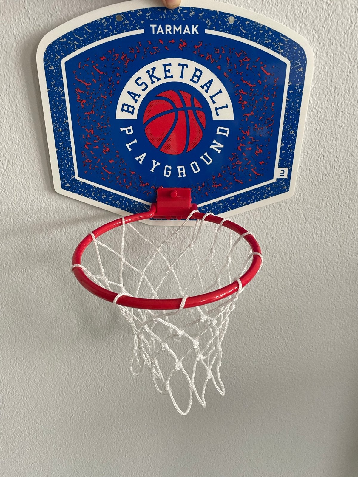 Tarmak Mini Basketbalring met Bal - Zo goed als nieuw, Ophalen of Verzenden, Zo goed als nieuw, Ring, Bord of Paal