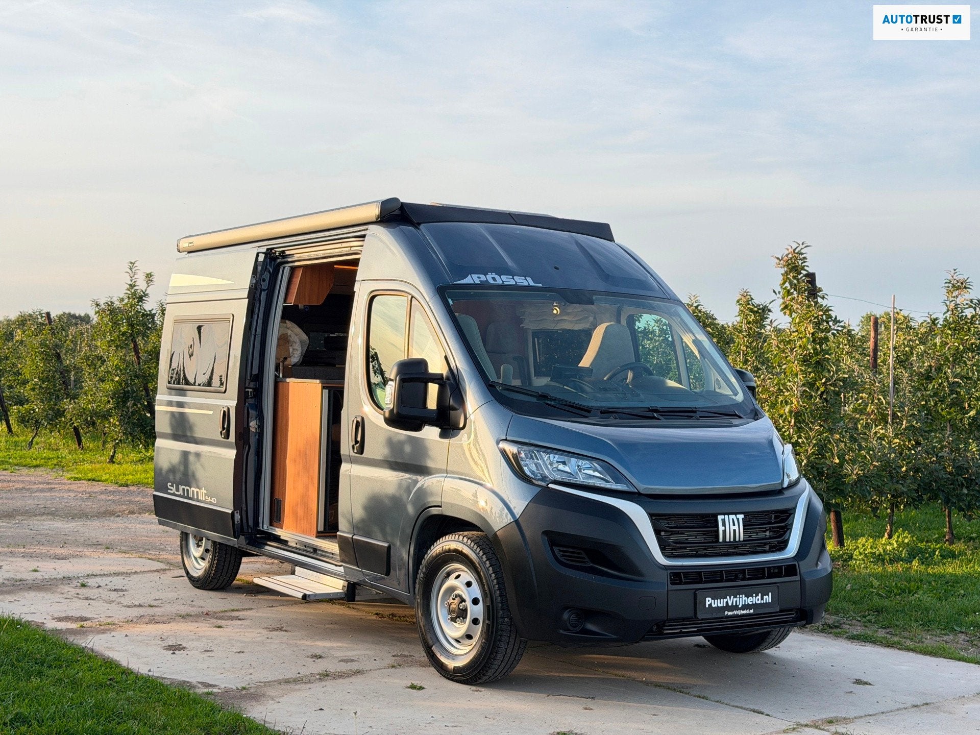Possl Summit 540 AUTOMAAT BUSBIKER / 450W SOLAR / OMVORMER /, Automaat, Buscamper of Camperbus, Pössl, Bedrijf