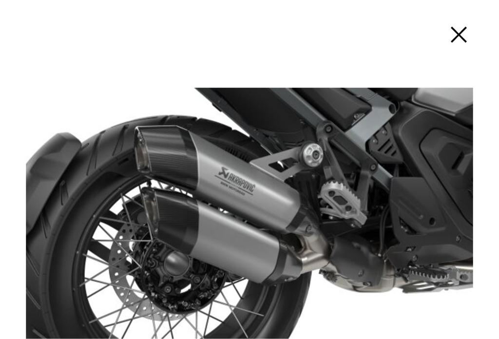 Akrapovic Dubbele Uitlaat voor BMW R1300GS Adventure, Ophalen of Verzenden