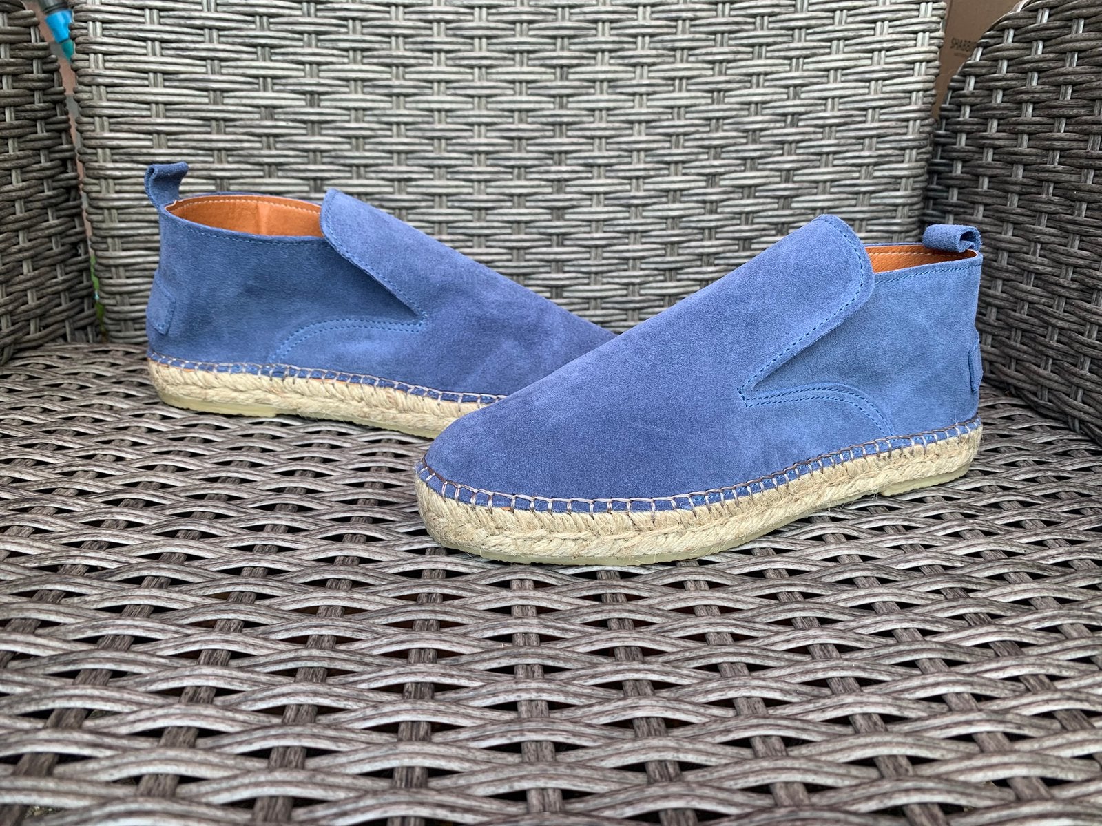 Nieuwe gave suède leren Shabbies schoenen (Maat 36), Shabbies Amsterdam, Nieuw, Espadrilles of Moccasins, Verzenden