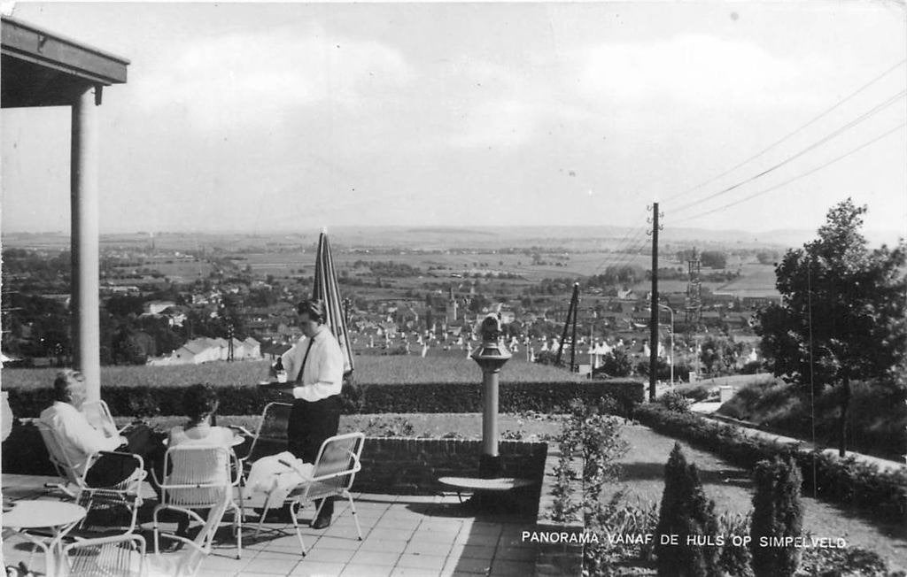388-335-023 Simpelveld Panorama vanaf de Huls, Verzamelen, Verzenden, Voor 1920, Limburg