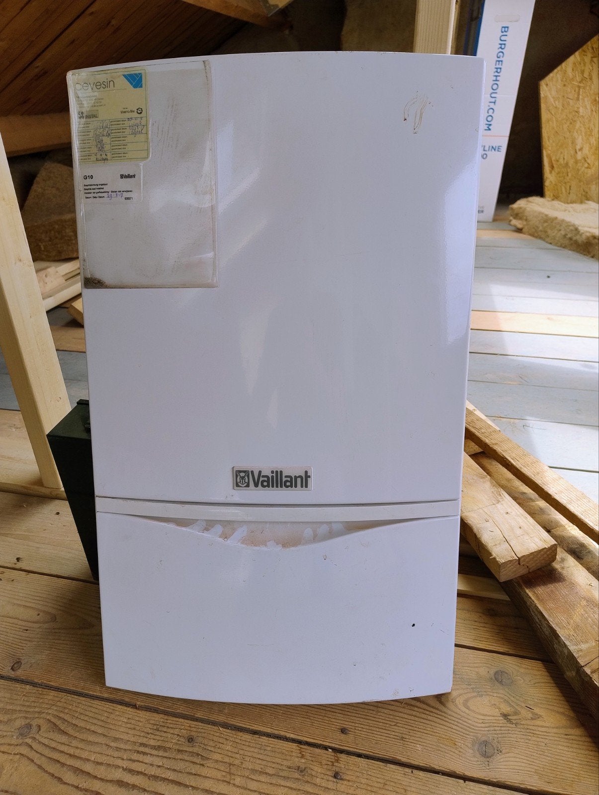 Vaillant CV-ketel inclusief afvoerpijp en fittingen, Ophalen, Gebruikt, Hoog rendement (Hr), Cv-ketel of Combi-ketel