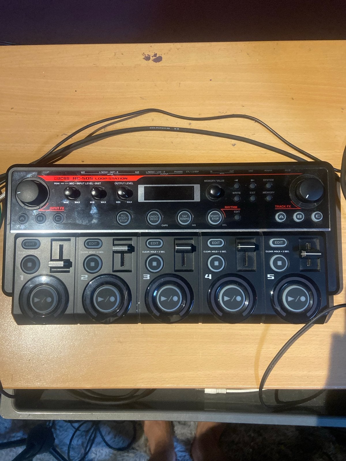 BOSS RC-505 Loop Station - (GEEN ADAPTER), Muziek en Instrumenten, Ophalen of Verzenden, Zo goed als nieuw, Overige typen