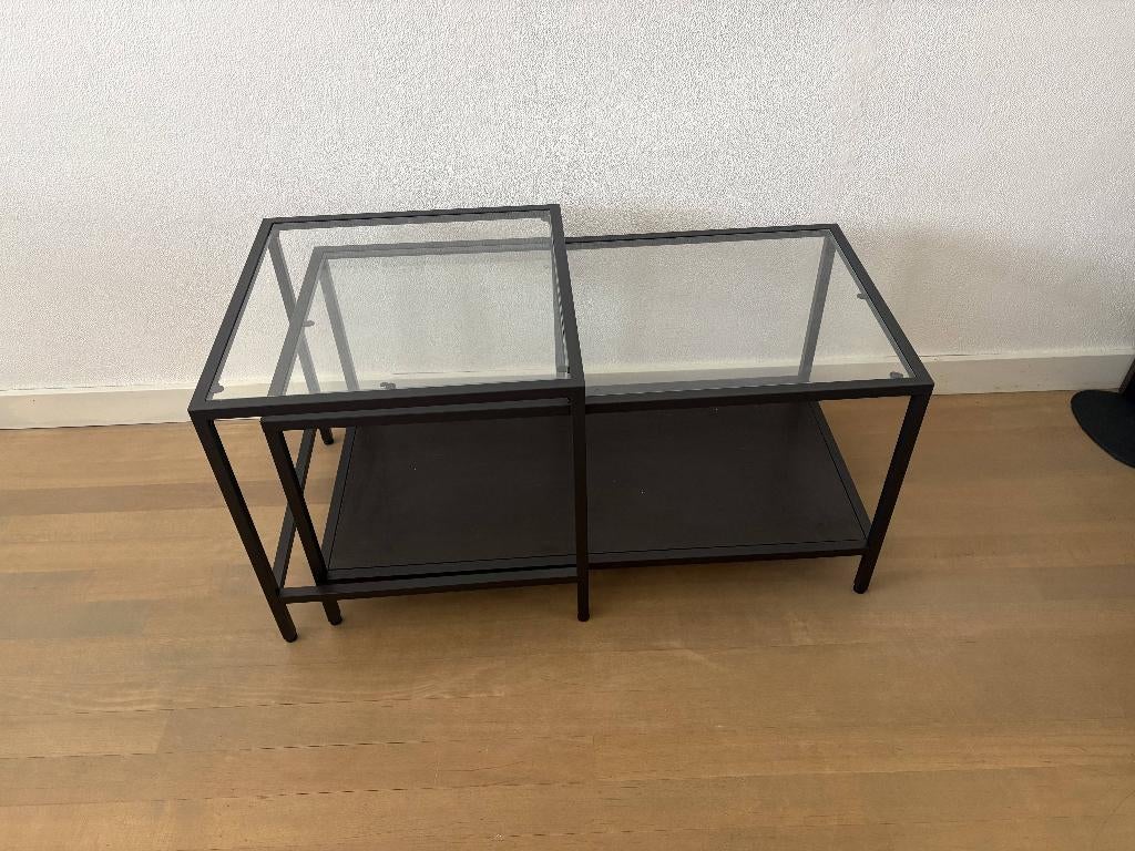 Ikea VITTSJÖ coffee table, Ophalen, Minder dan 55 cm, Metaal of Aluminium, Zo goed als nieuw