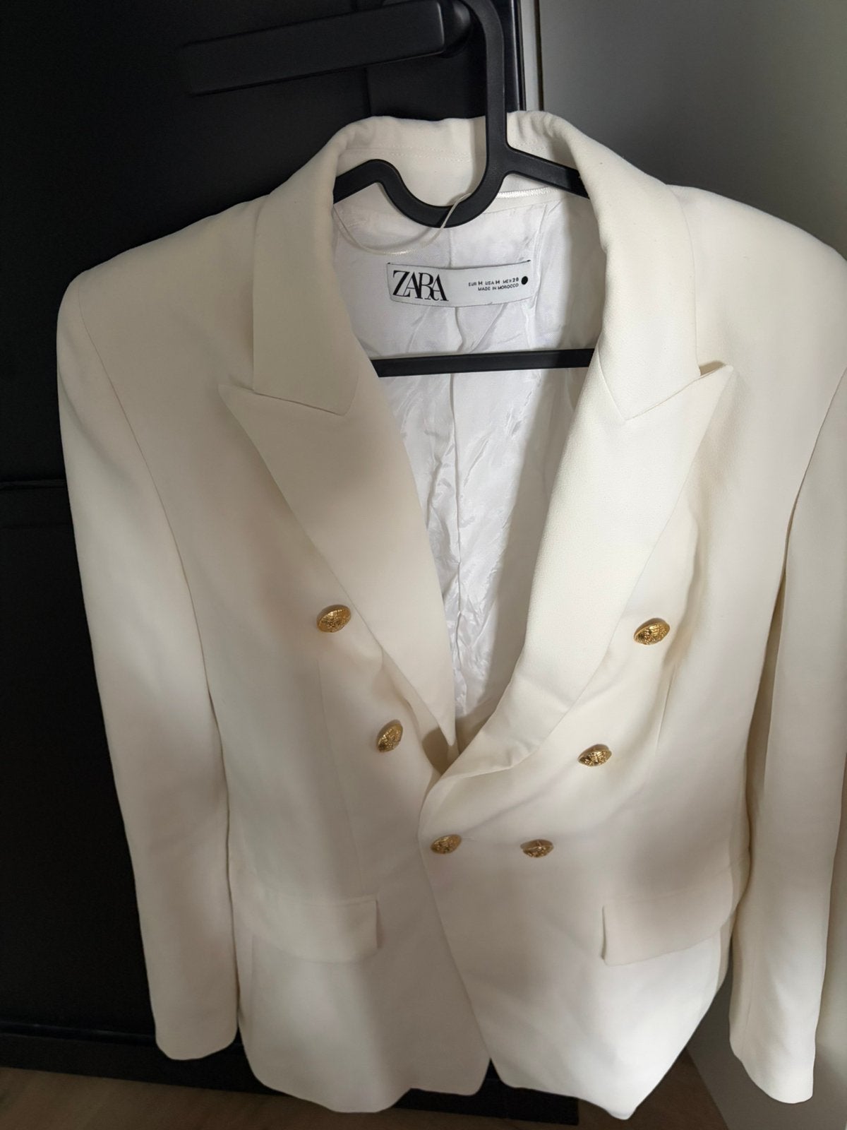 Blazer Zara, Maat 38/40 (M), Wit, Ophalen of Verzenden, Jasje