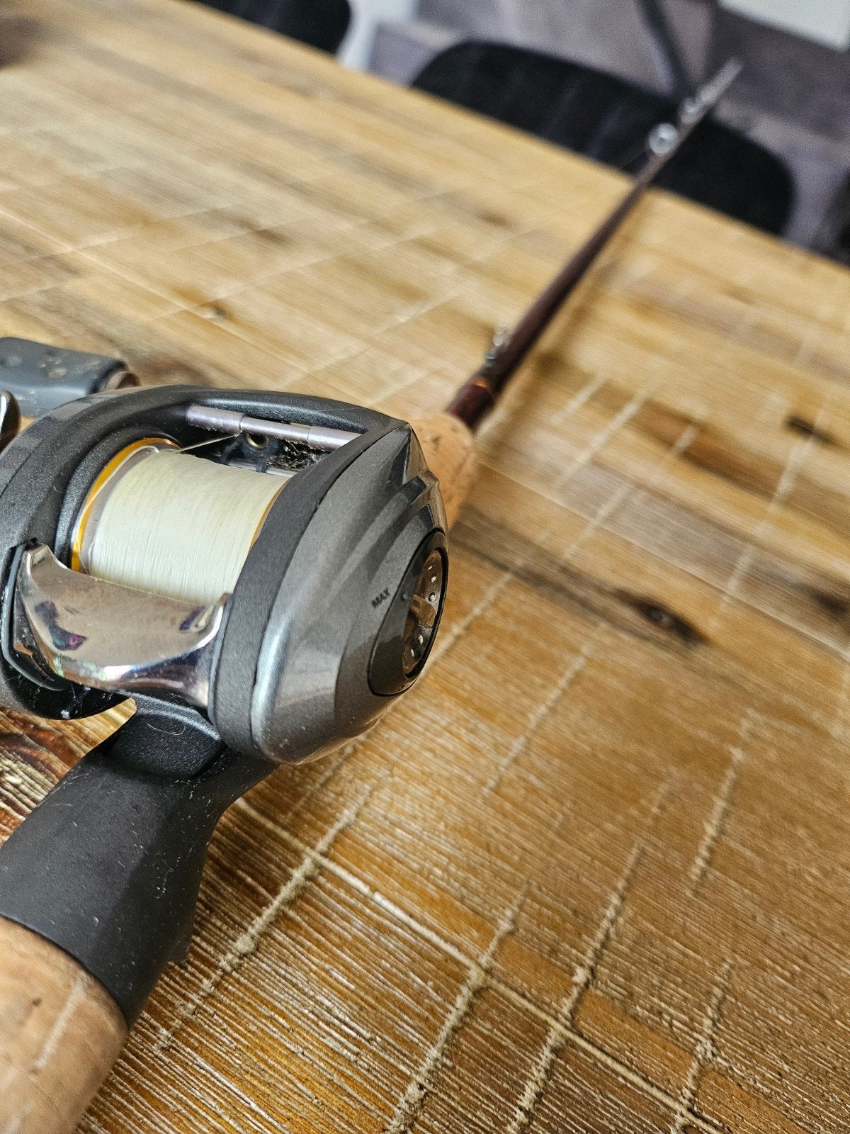 Baitcasting set ml, Ophalen, Zo goed als nieuw, Complete set