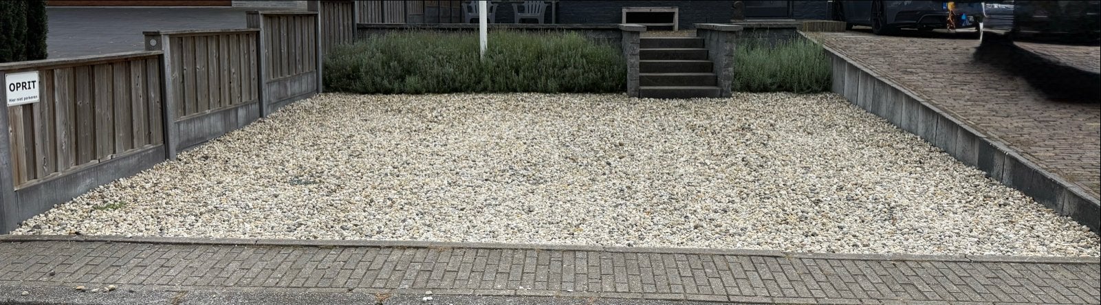 Witte siergrind 6x7, ideaal voor oprit of tuinpad, Ophalen, Zo goed als nieuw, Wit, Grind