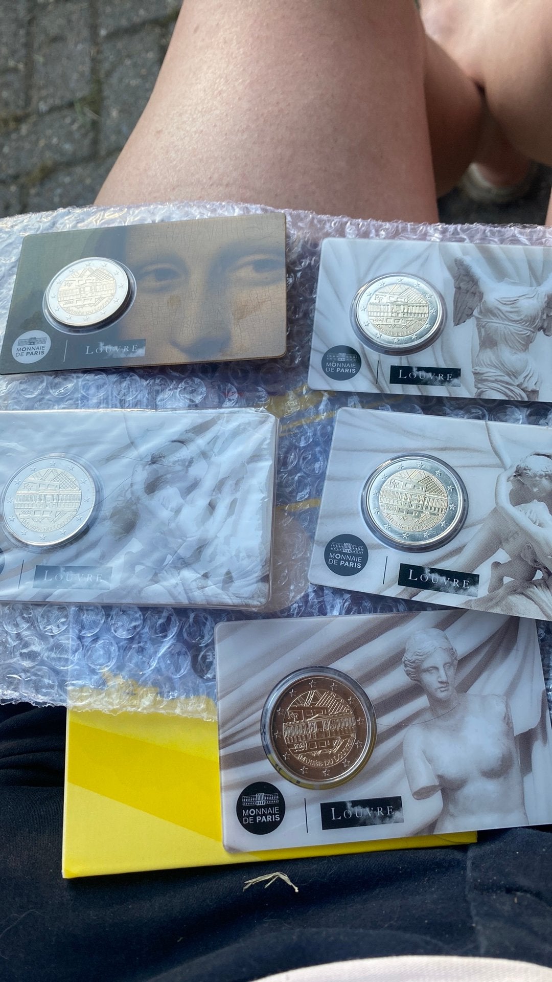 5 keer louvre, Postzegels en Munten, Ophalen of Verzenden, Nederland, Munten