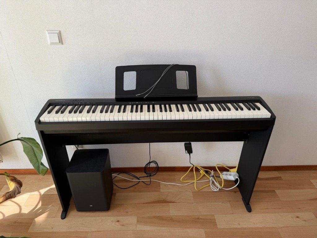 Roland FP-10 digitale piano met Onderstel, Ophalen, Zwart, Digitaal, Zo goed als nieuw