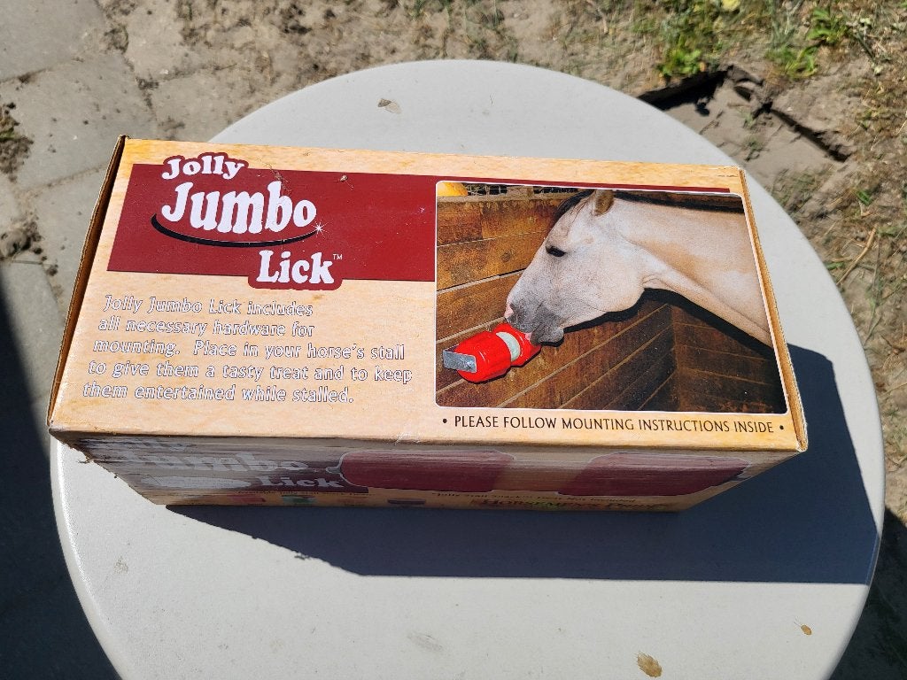 Jolly Jumbo Lick - 1x nieuw in doos en 1x gebruikt, Dieren en Toebehoren, Ophalen of Verzenden, Gebruikt