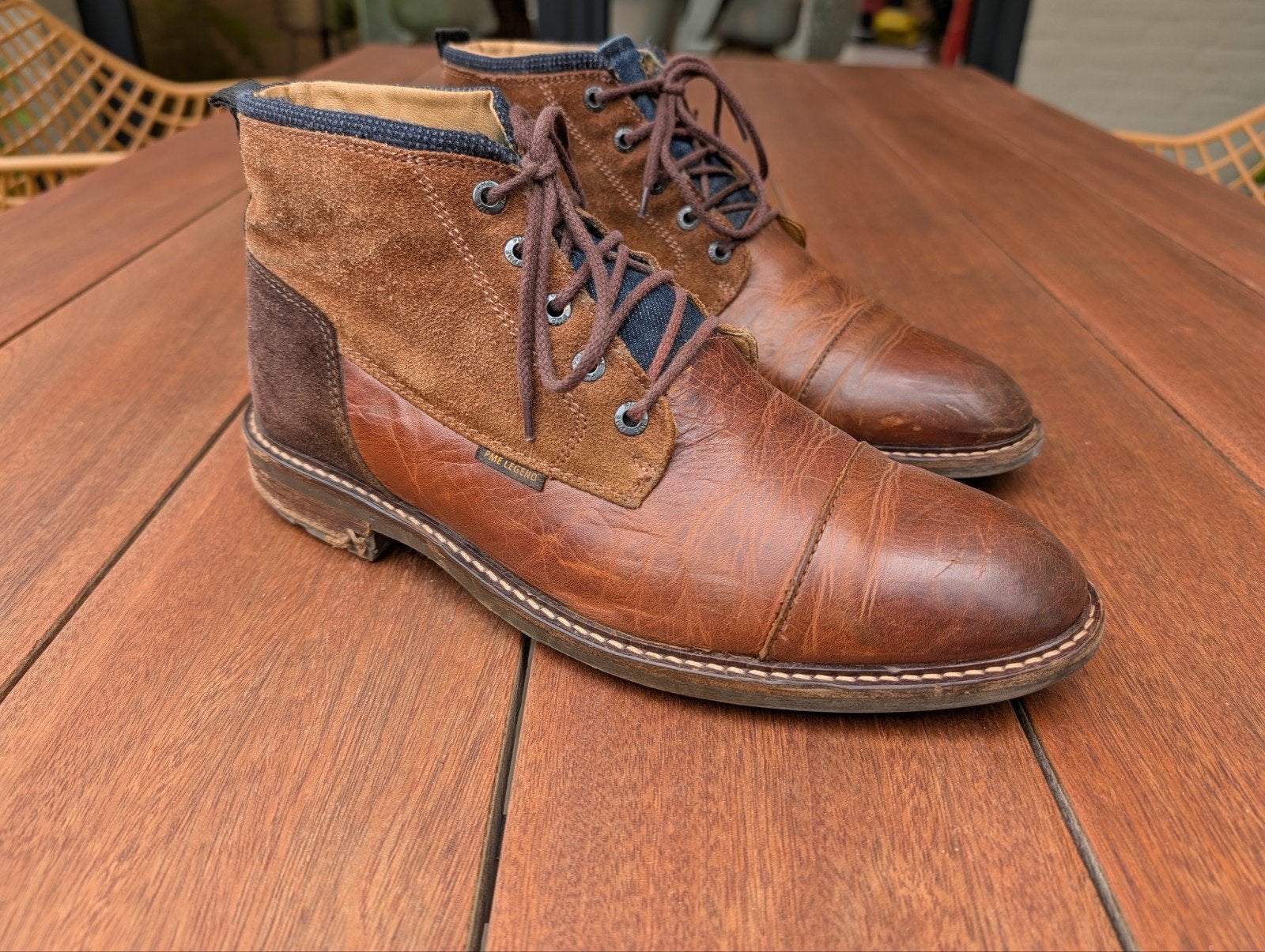 PME Legend leren boots - Maat 42, Kleding | Heren, Schoenen, Ophalen of Verzenden, Gedragen, Bruin, Boots