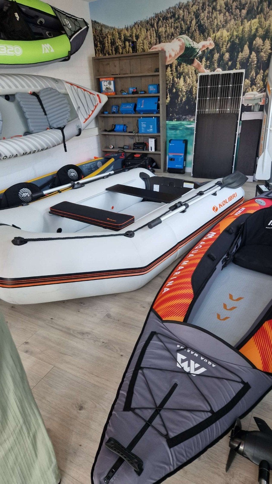 Kolibri 330 met 6 pk 2-takt motor, vaarklaar setje, Ophalen of Verzenden, Gebruikt