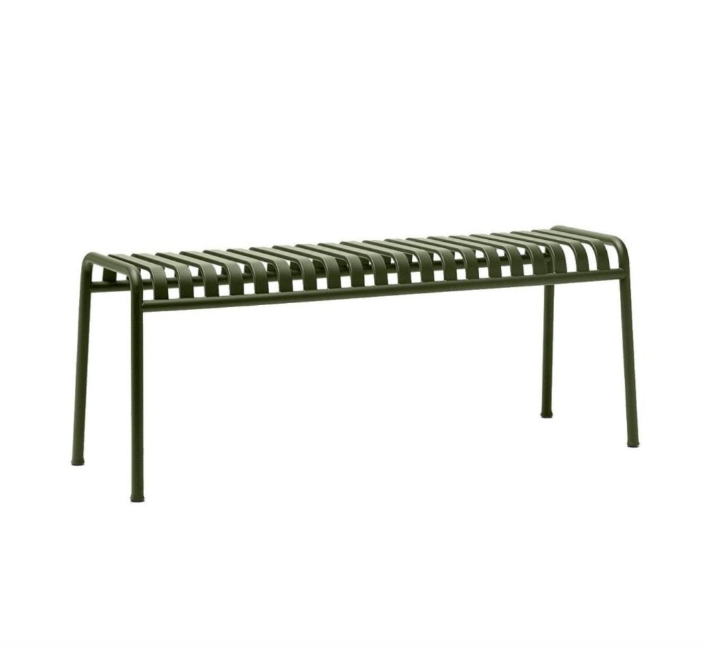 HAY Palissade BENCH tuinbank - kleur Olive - Bouroullec, Ophalen, Gebruikt, Metaal