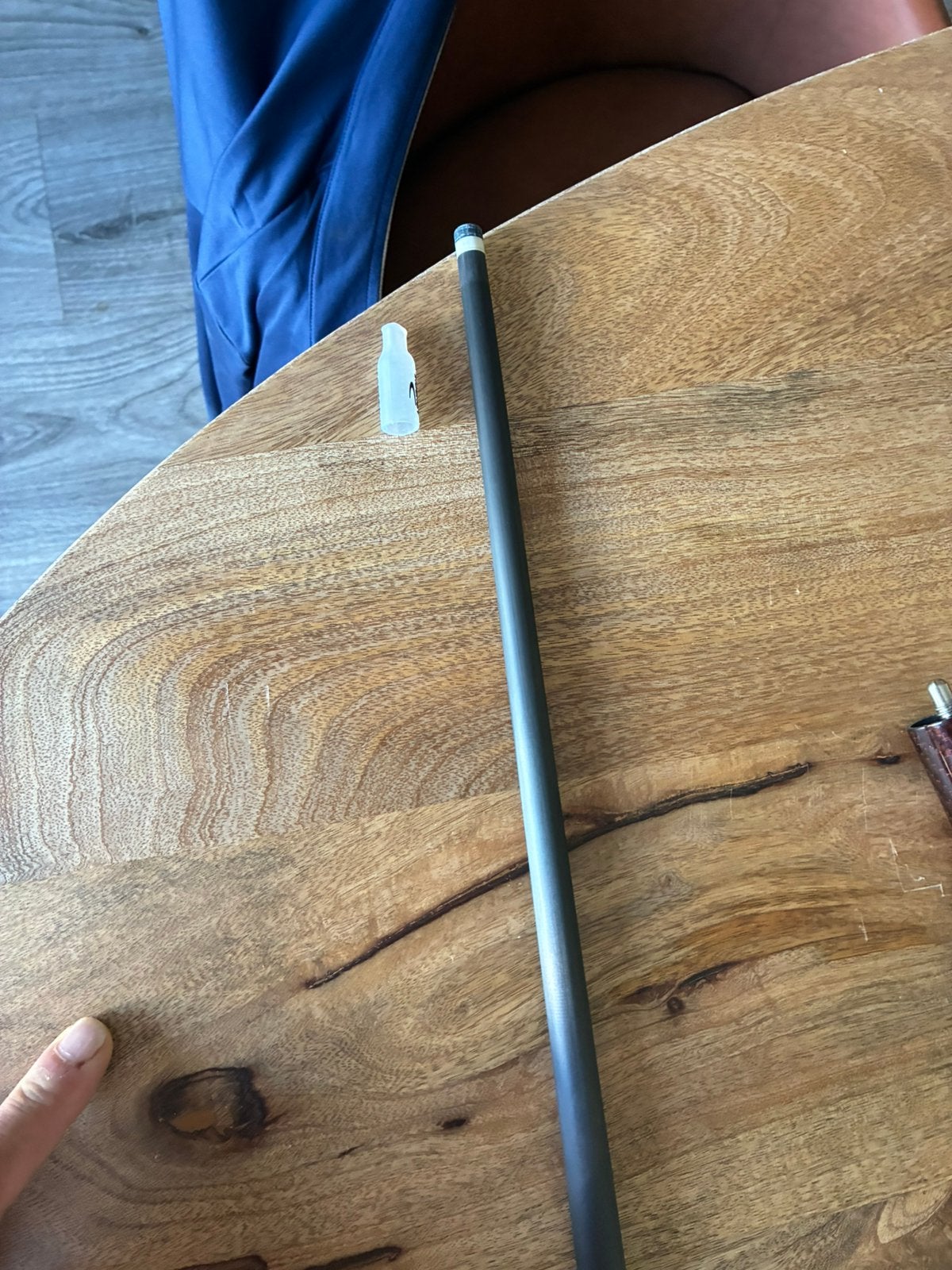 Bijna nieuwe GJ veldhuizen carbon keu te koop, Ophalen of Verzenden, Zo goed als nieuw, Keu of Ballen