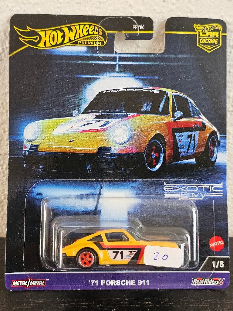 Hot Wheels '71 Porsche 911 Hot Wheels Car Culture premium, Verzenden, Nieuw, Auto