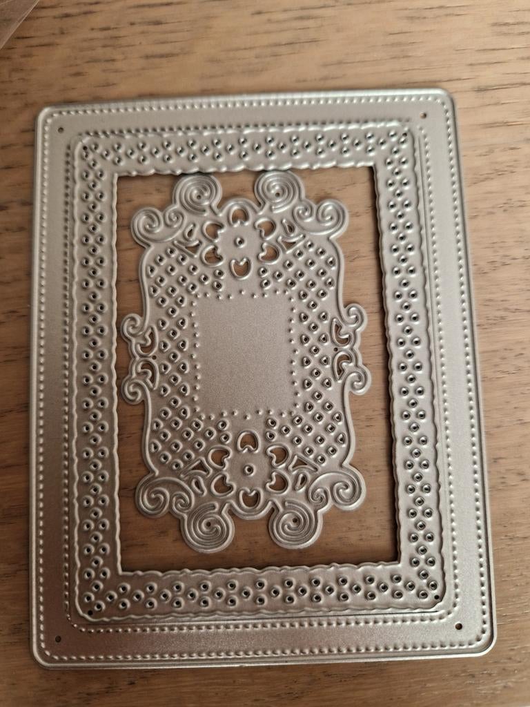 Rechthoekige snijmal met 3-delig design, Hobby en Vrije tijd, Knutselen, Nieuw, Gereedschap of Toebehoren, Ophalen of Verzenden
