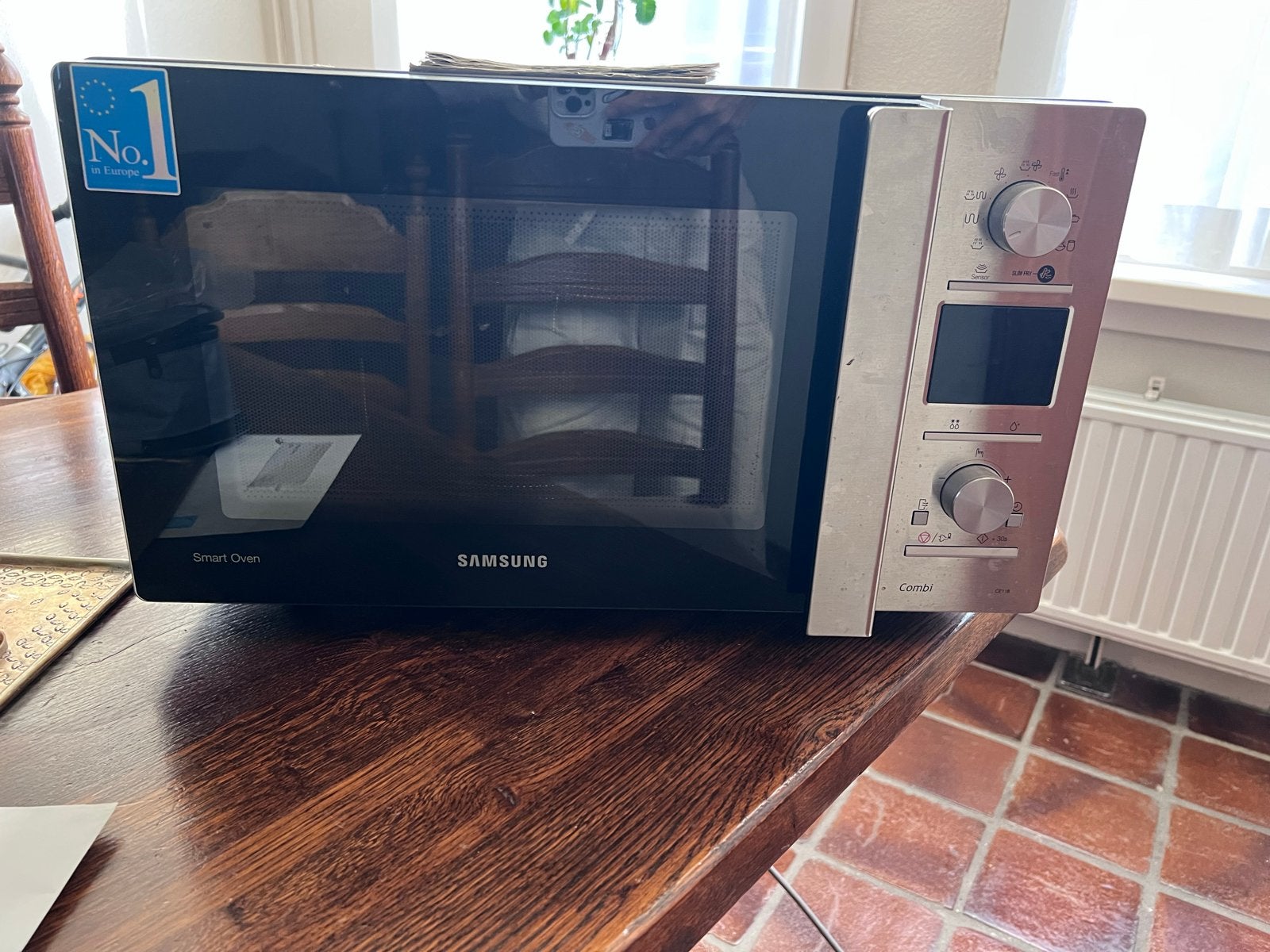 Samsung Magnetronoven - Weinig gebruikt, Witgoed en Apparatuur, Ophalen, Combimagnetron, Gebruikt, Grill