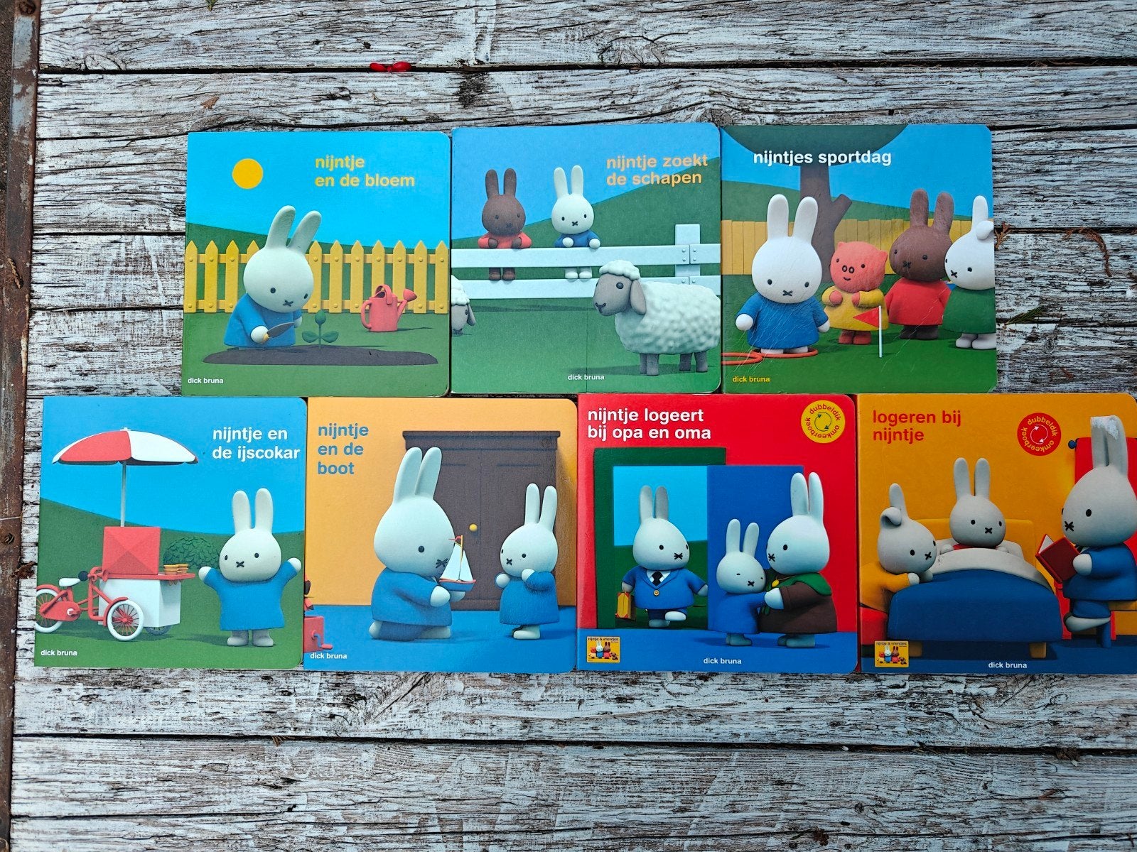 7 Kartonnen boekjes van Nijntje., Ophalen of Verzenden, Zo goed als nieuw