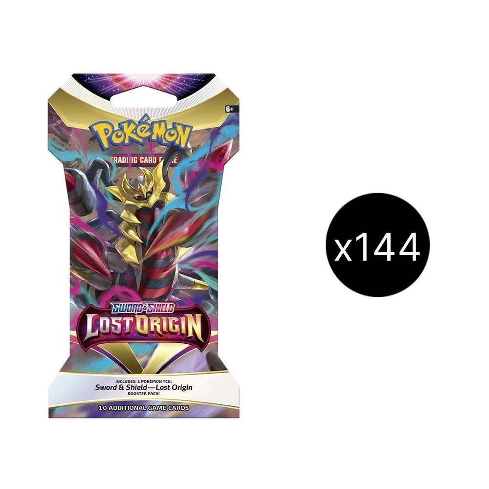 Pokémon Lost Origin 144x Sleeved Booster Pack Case (SEALED), Ophalen of Verzenden, Nieuw, Booster, Foil