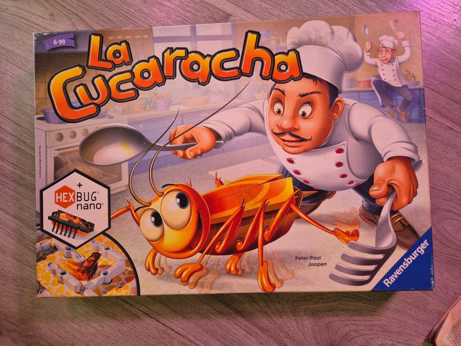 La Cucaracha Bordspel Ravensburger met HEXBUG nano, Drie of vier spelers, Ophalen, Gebruikt, Ravensburger