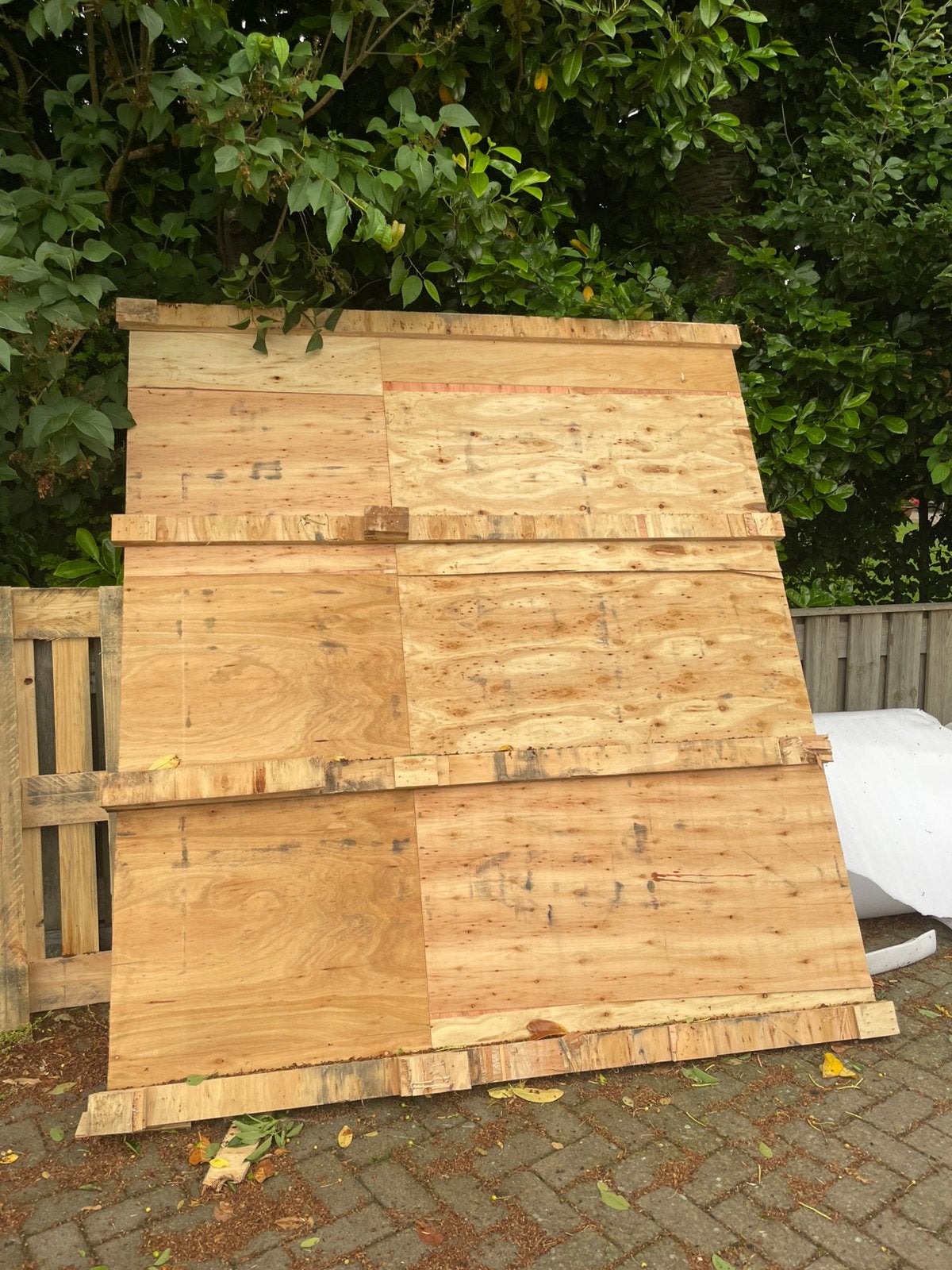 Transport panelen, Ophalen of Verzenden, Overige houtsoorten, 50 mm of meer, Minder dan 200 cm