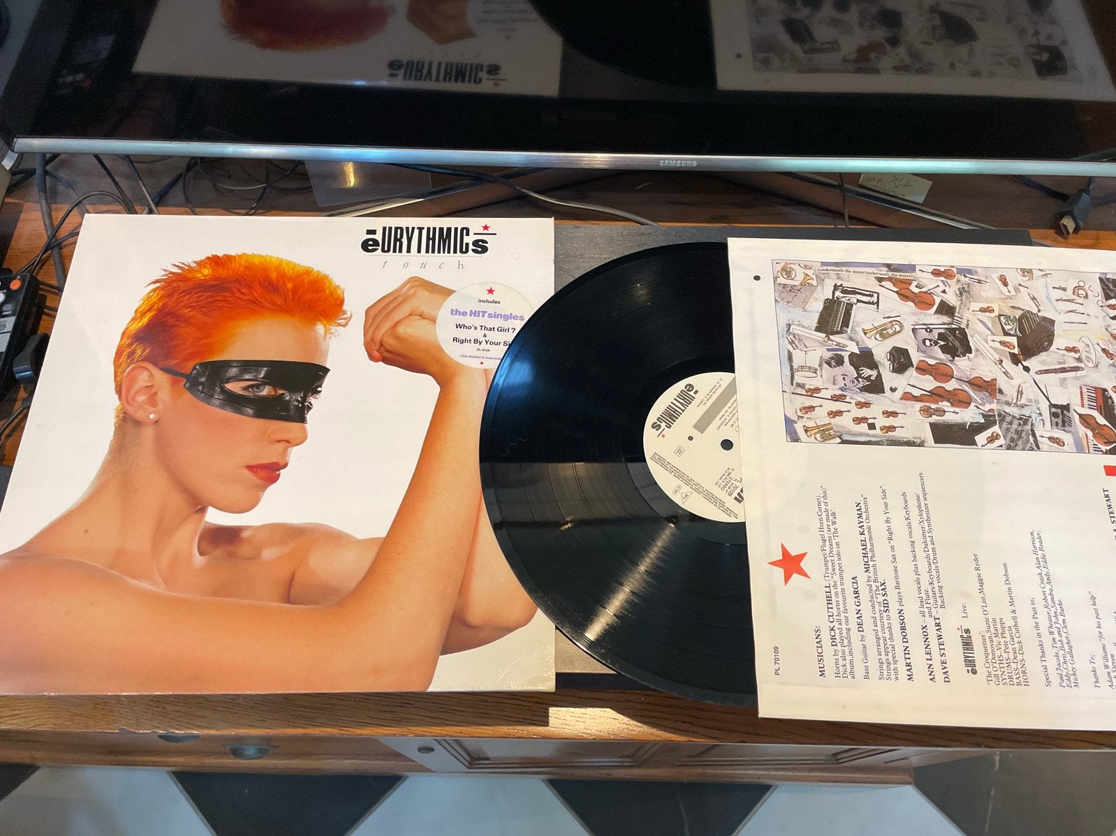 Eurythmics - Touch LP (1983) - Poprock Vinyl, Cd's en Dvd's, LP, Gebruikt, Originele persing, Ophalen of Verzenden