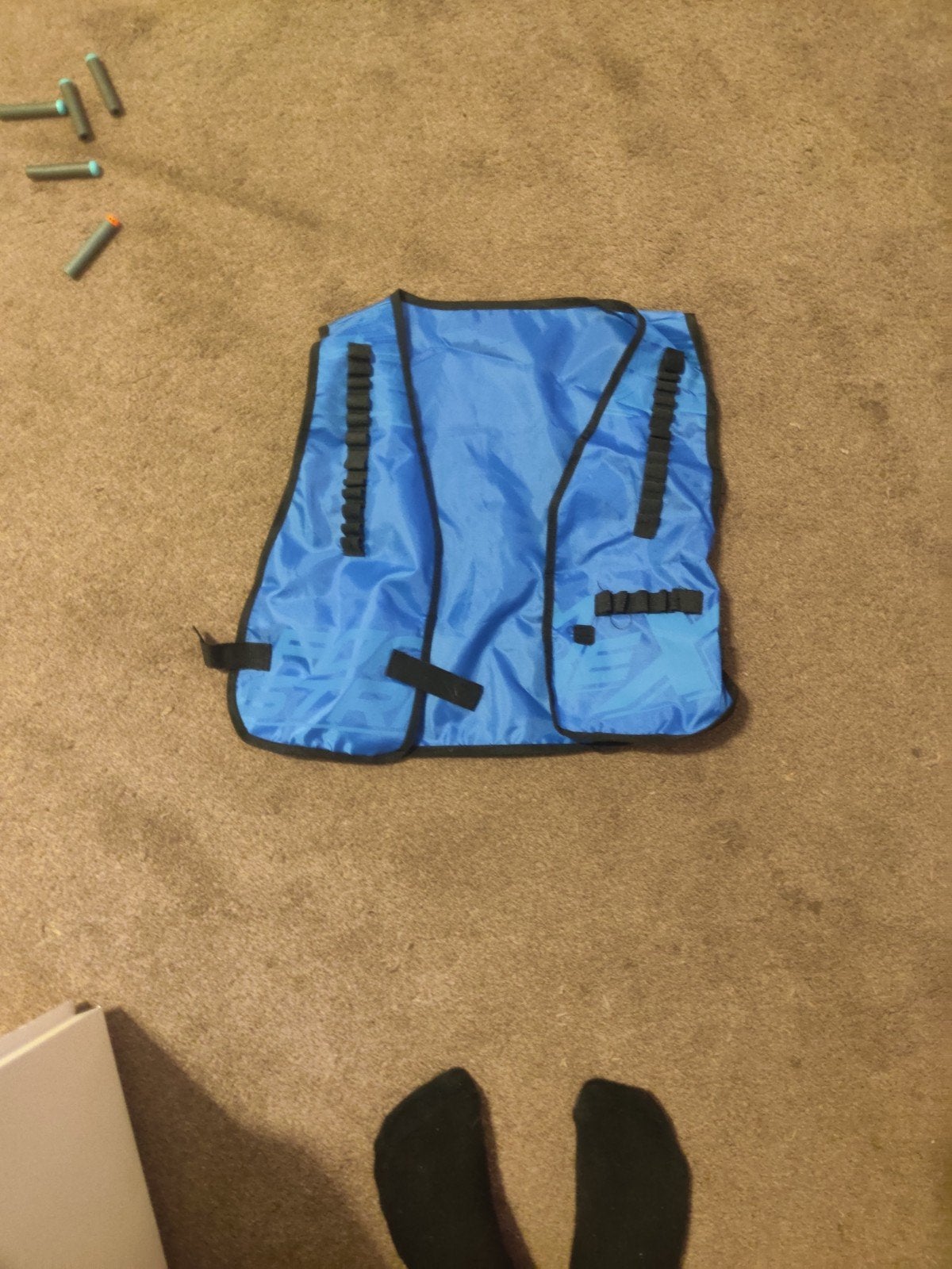Blauw Nerf Vest voor Speelplezier, Ophalen of Verzenden, Gebruikt