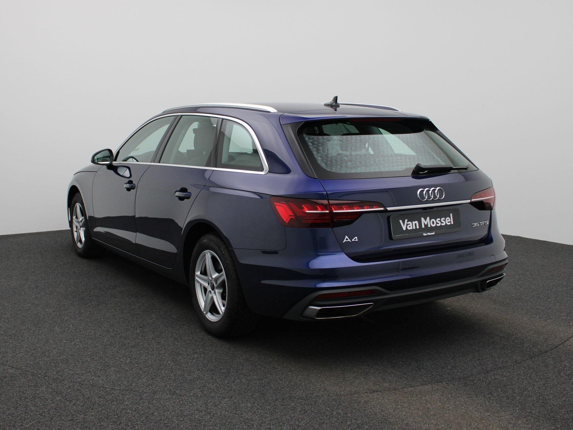 Audi A4 Avant 35 TFSI Pro Line | Automaat | Leder | LMV | Vi, Auto's, Audi, 12 maanden, Gebruikt, 4 cilinders, Blauw