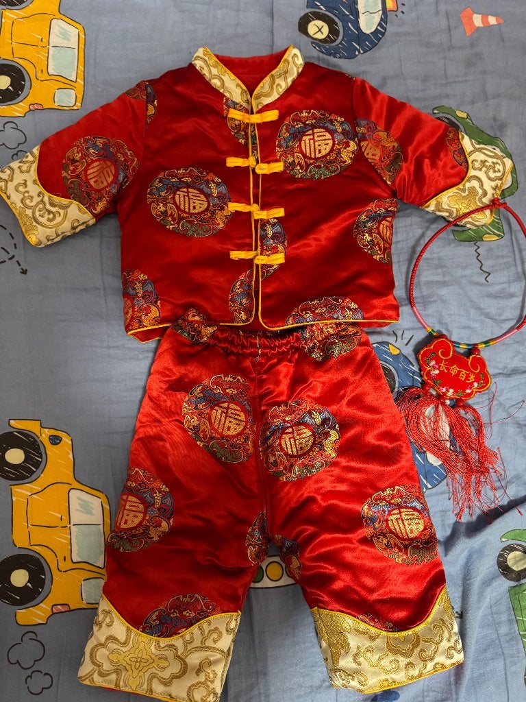 Chinees feest kleren, Jongen of Meisje, Ophalen of Verzenden, Zo goed als nieuw, Onbekend