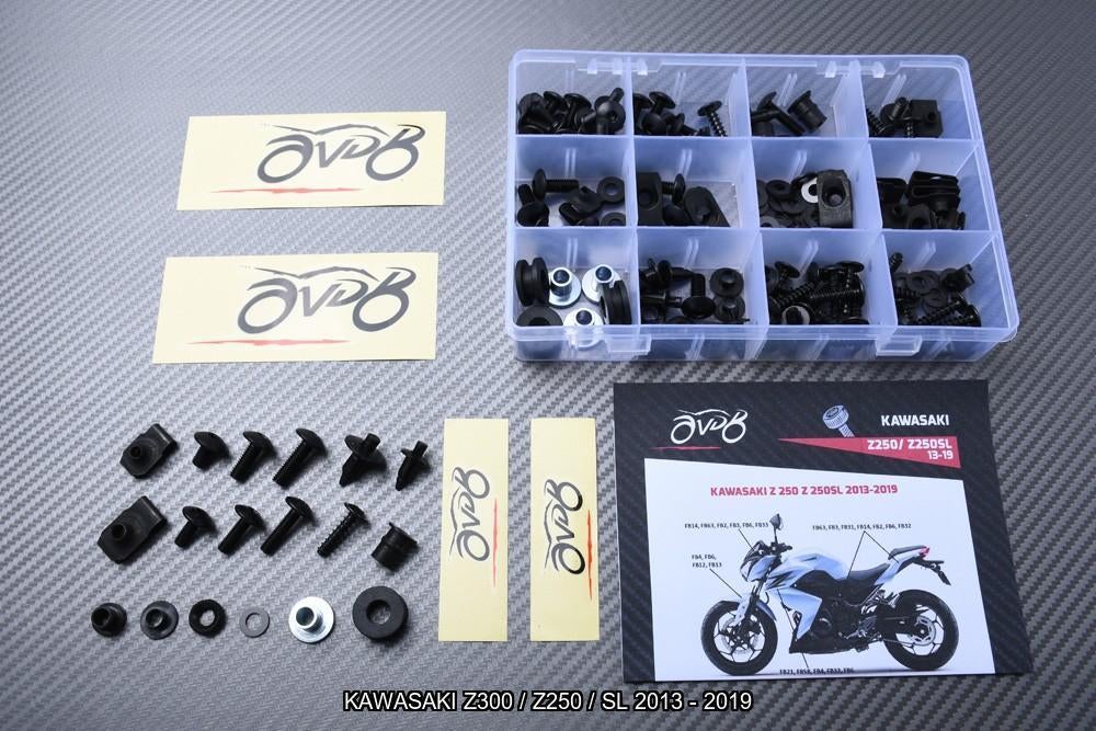 Kuip bouten set voor KAWASAKI Z300 / Z250 / SL 2013 - 2019