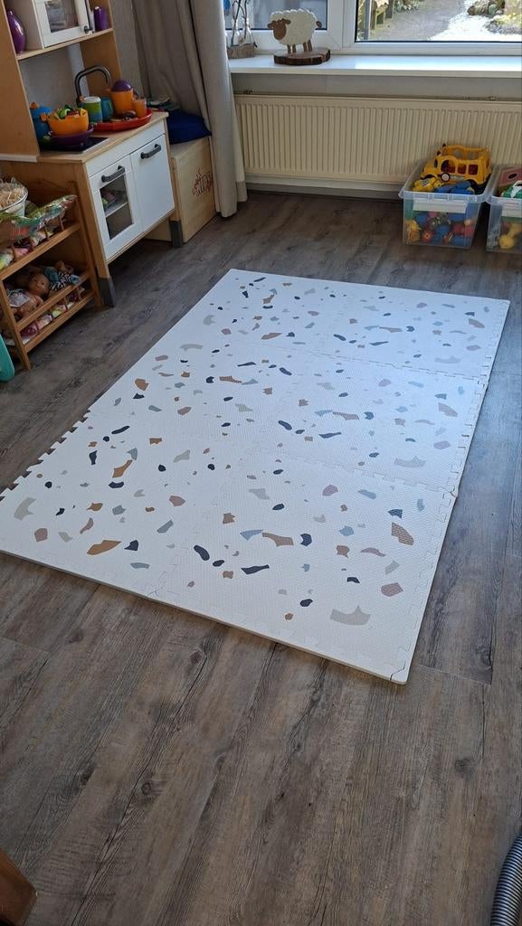 Speelmat / Vloerpuzzel met terrazzo patroon, Ophalen, Gebruikt