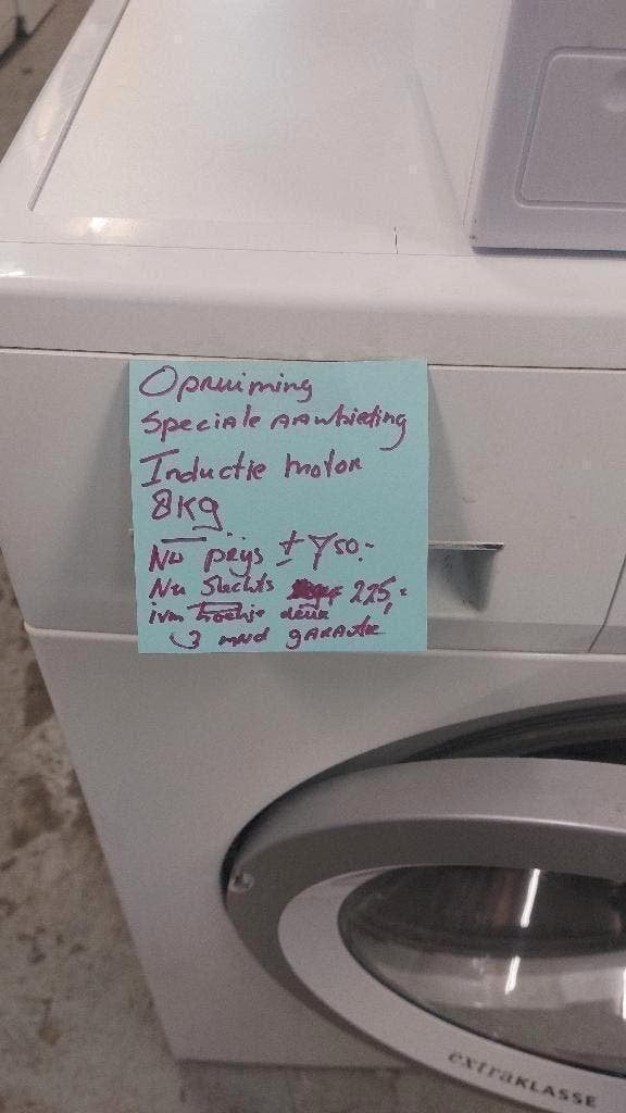 div wasmachines OPRUIMING WASMACHINES zie foto s ARPE, Witgoed en Apparatuur, Ophalen, 1200 tot 1600 toeren, 8 tot 10 kg, Refurbished