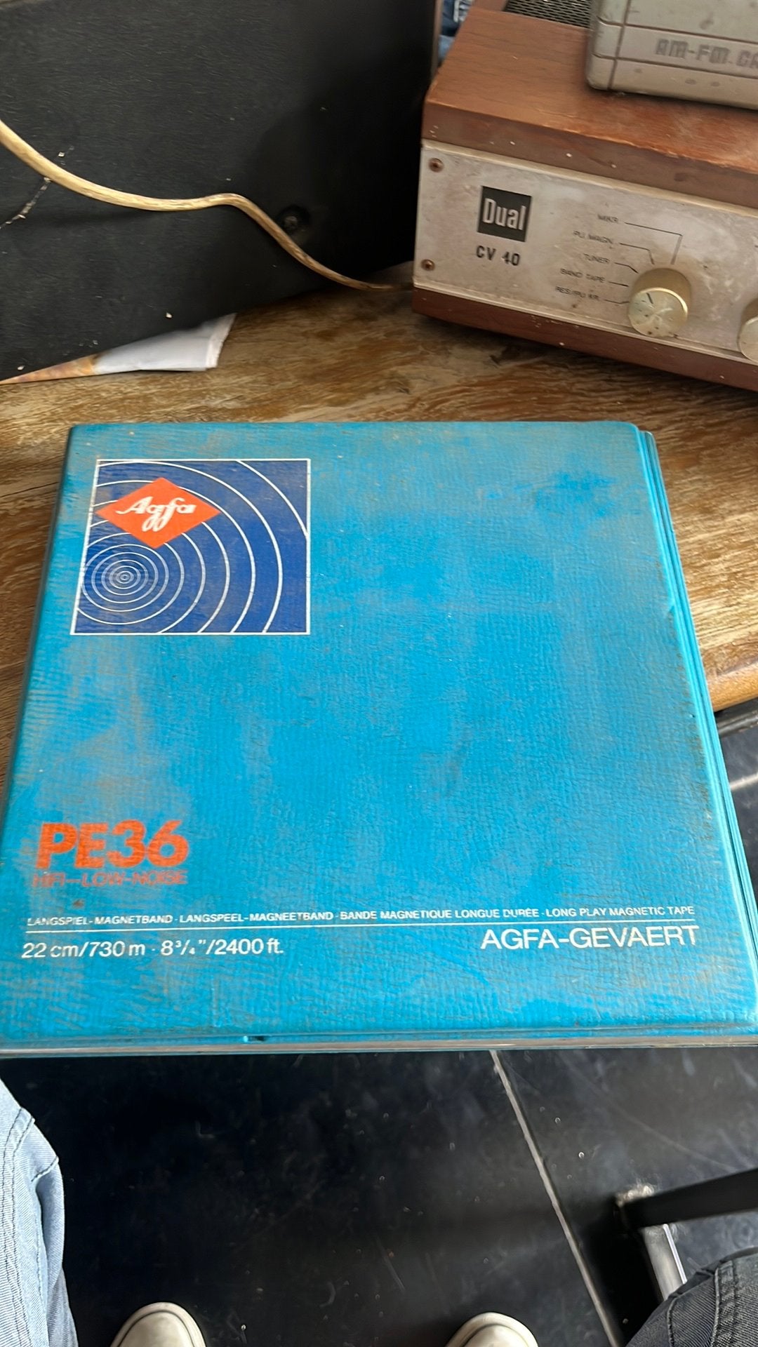 Muziekband van Agfa met opschrift Pepperone Melkweg 21-01-81, Ophalen of Verzenden