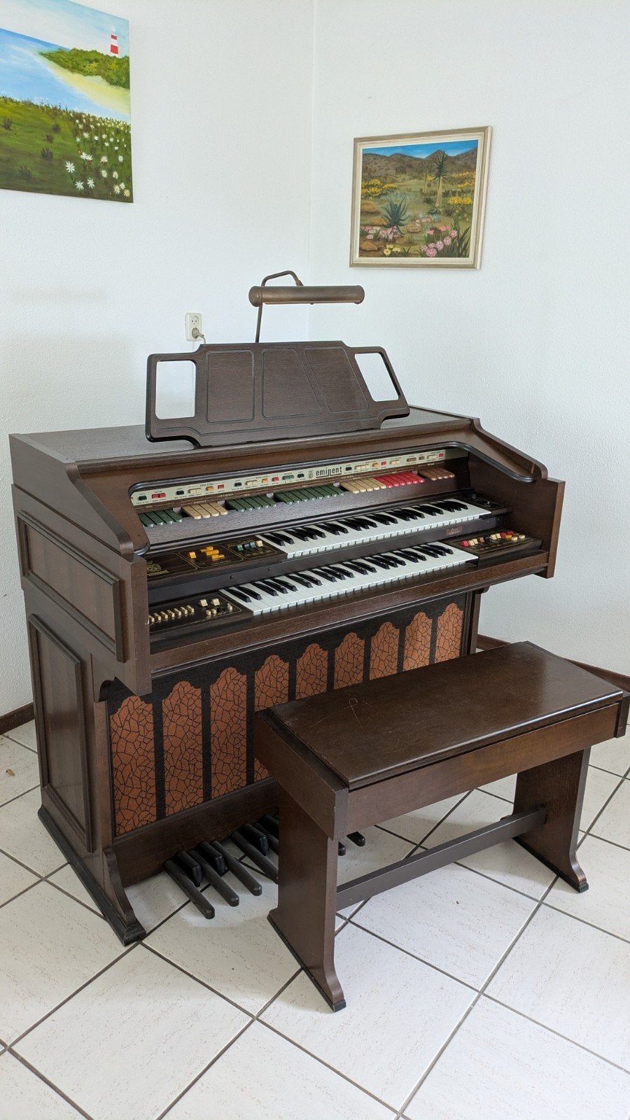 Orgel eminent 1500 Concerto, Ophalen, Gebruikt, 2 klavieren, Orgel