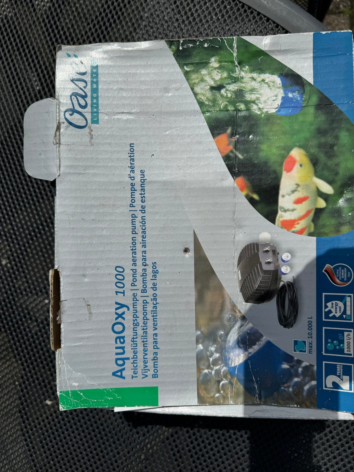 Oase luchtpomp/vijverbeluchter AquaOxy 1000, Dieren en Toebehoren, Overige soorten